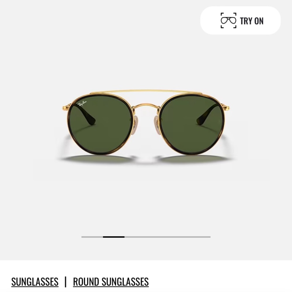 Round Double Bridge Ray-Ban Sunglasses